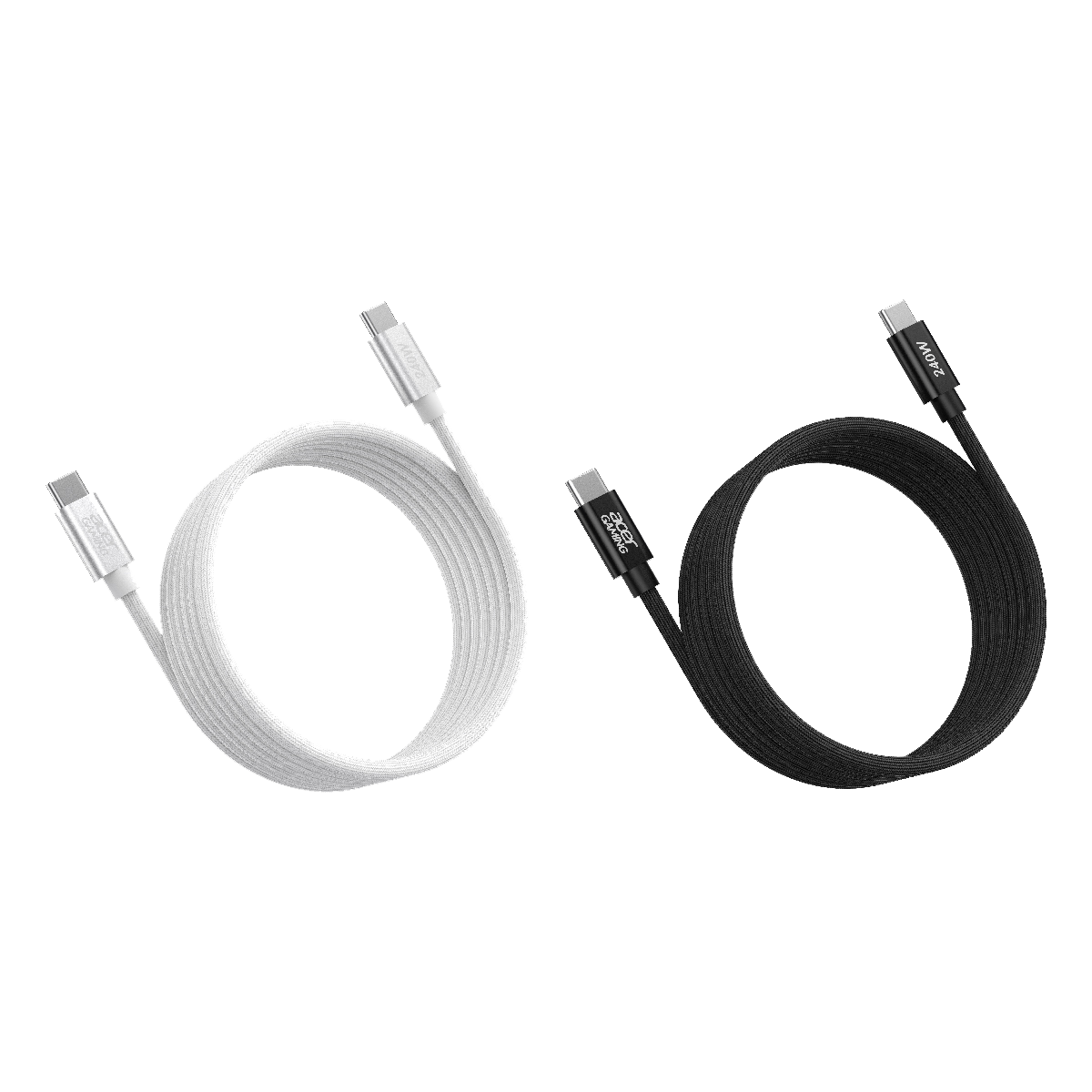 AcerGaming USB-C to USB-C珪膠編織線2.0M-黑