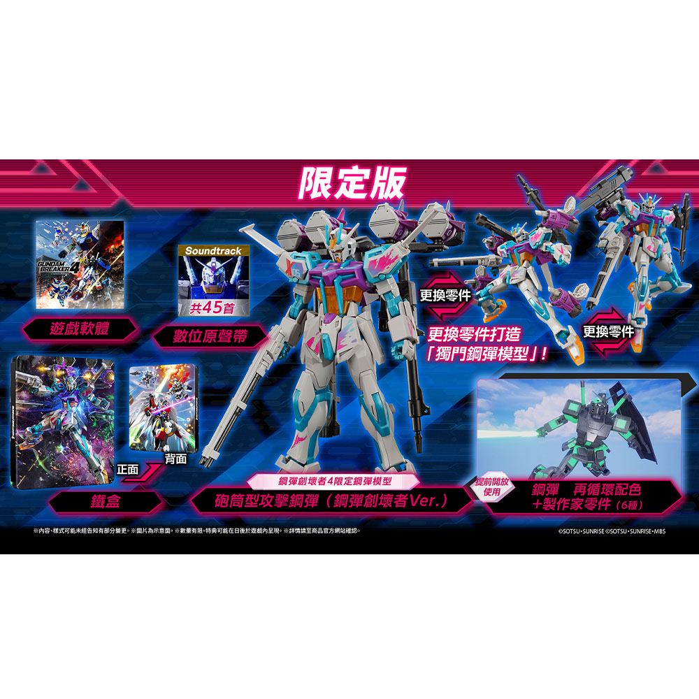 PS5 GUNDAM 創壞者4 限定版