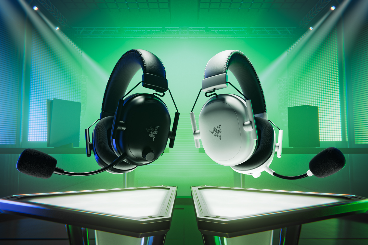 Razer BlackShark V2 Pro 頭戴無線雙模電競耳機-白 Xbox授權版