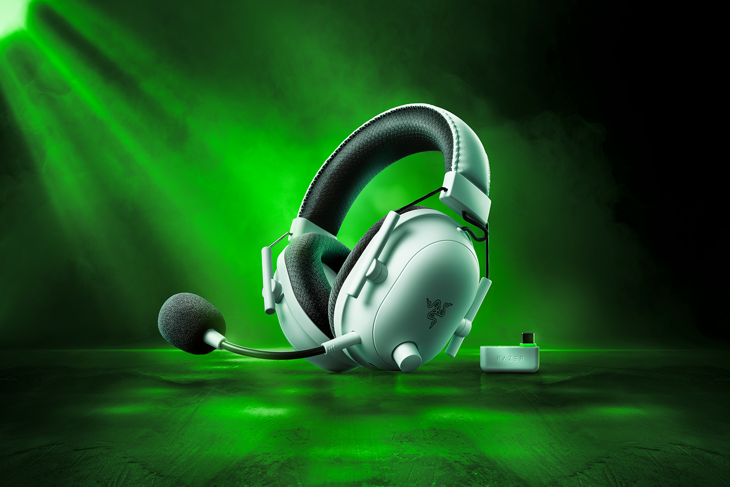 Razer BlackShark V2 Pro 頭戴無線雙模電競耳機-白 Xbox授權版