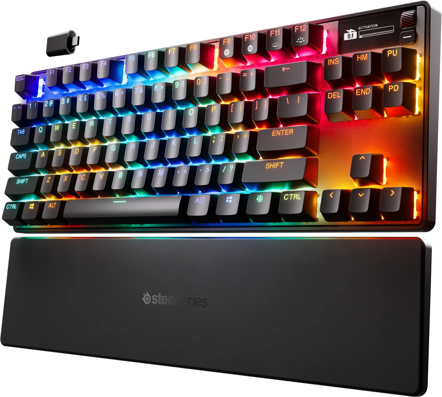 SteelSeries賽睿Apex Pro TKL Gen 3無線電競鍵盤-英文