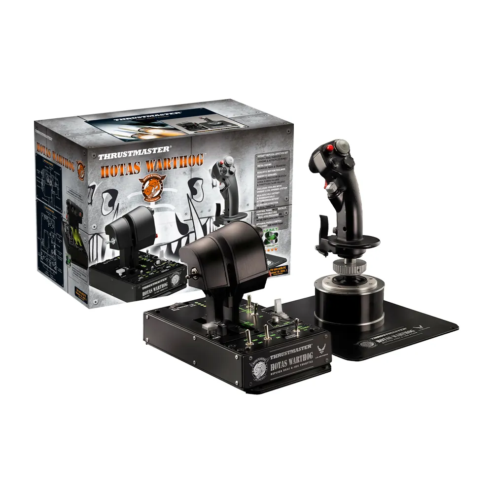 THRUSTMASTER HOTAS WARTHOG 飛行搖桿+油門