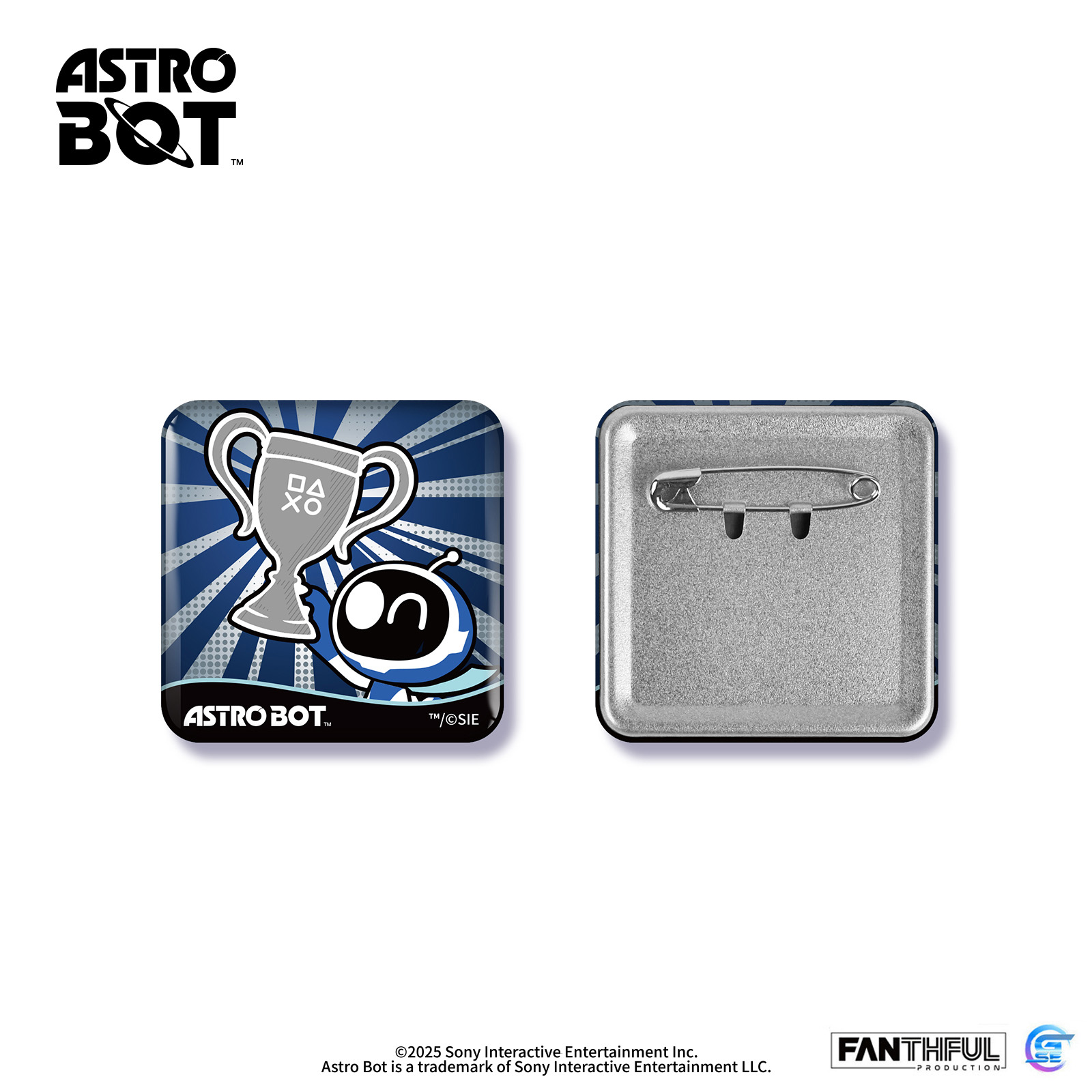 Astro Bot 宇宙機器人 馬口鐵徽章套裝 (6個/套) (預購 5.30 發售)