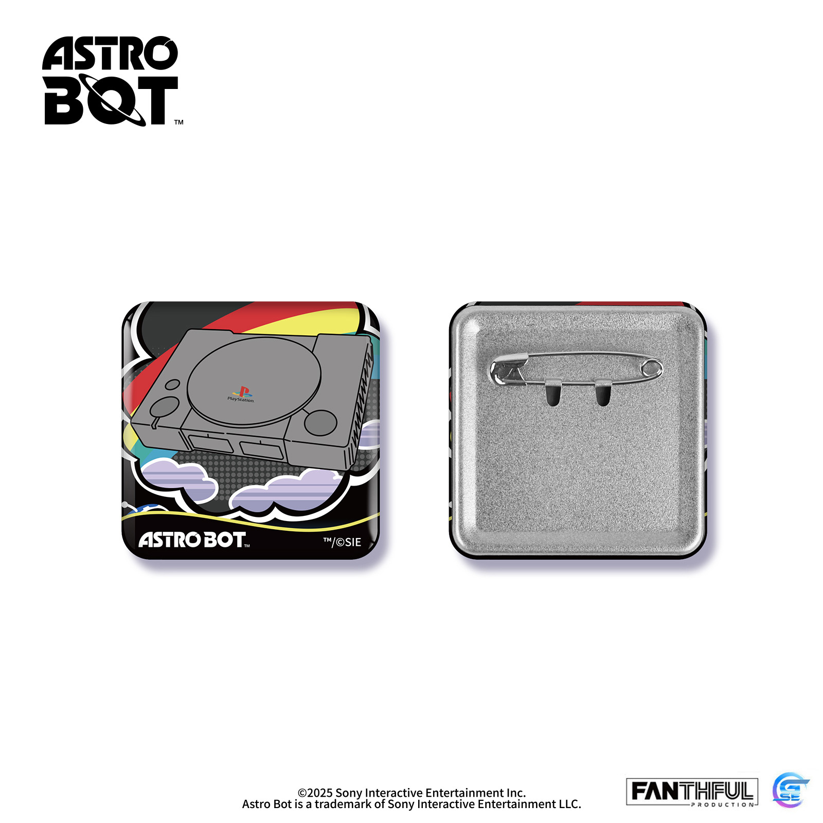 Astro Bot 宇宙機器人 馬口鐵徽章套裝 (6個/套) (預購 5.30 發售)