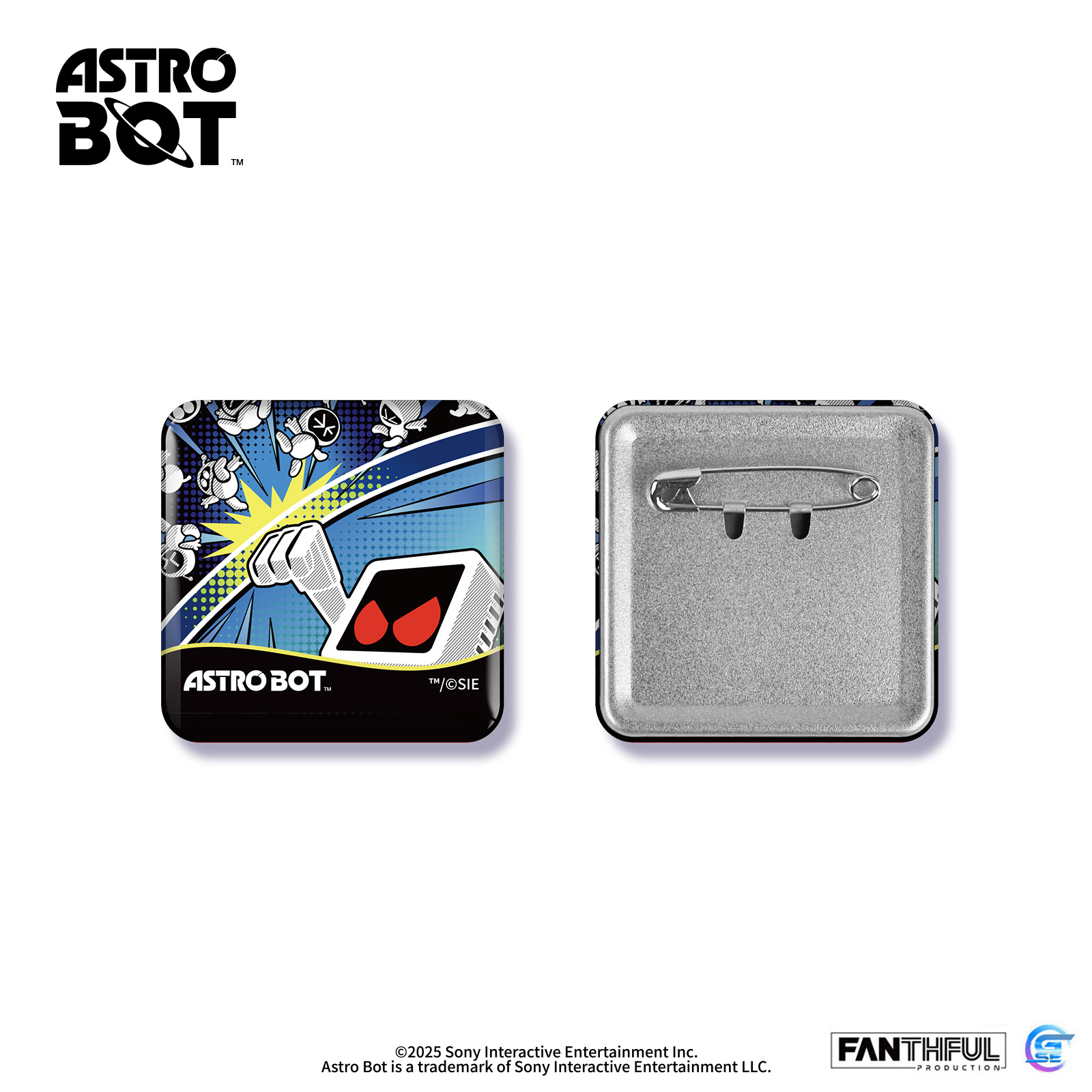 Astro Bot 宇宙機器人 馬口鐵徽章套裝 (6個/套) (預購 5.30 發售)