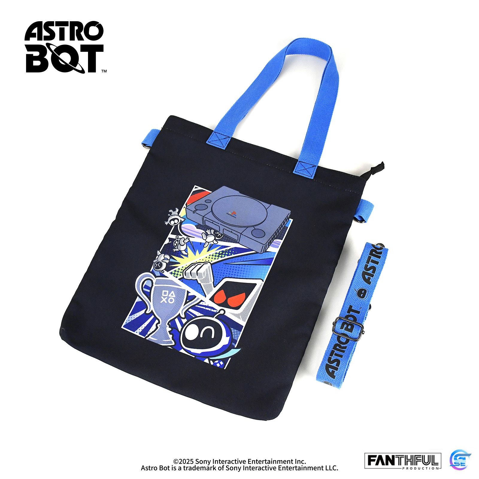 Astro Bot 宇宙機器人 帆布包 (預購 5.30 發售)