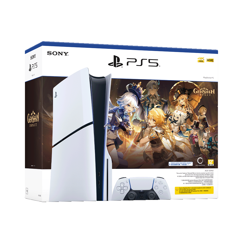 PlayStation®5主機 –《原神》同捆組(型號群 – Slim)