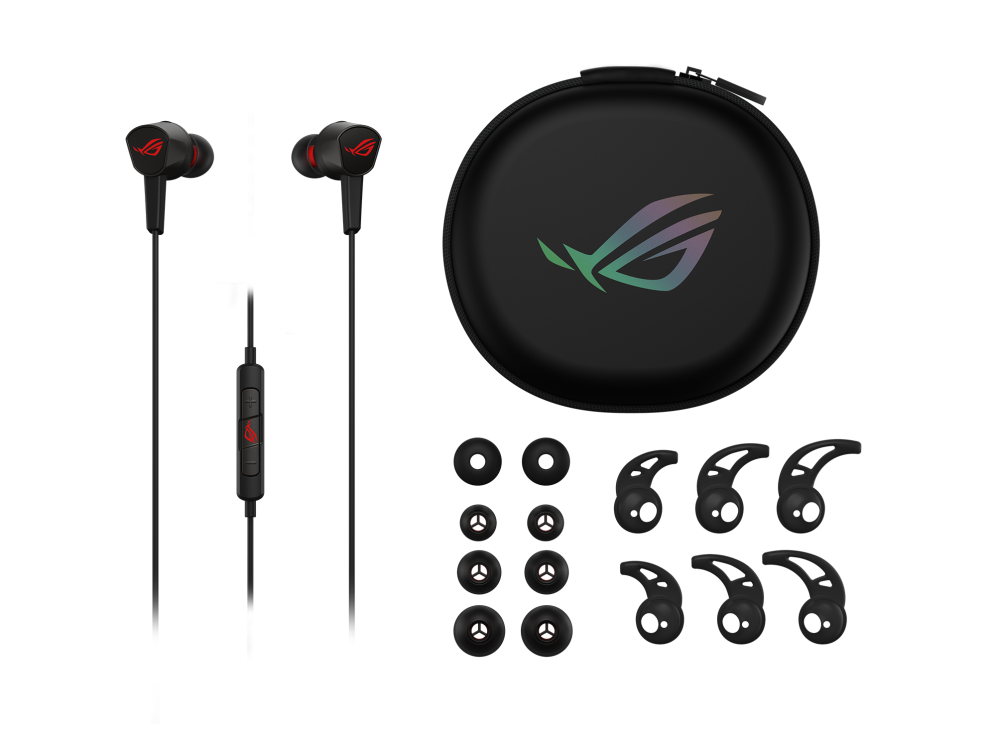 華碩ROG Cetra II Core入耳式電競耳機-黑